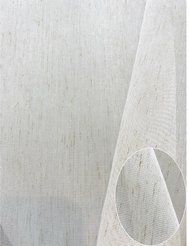 Тюль сетка натурель меланж белый 280см