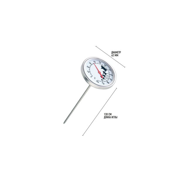 Термометр механический для гриля Forester