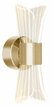 Бра DIO 12W 2Y-ON/OFF-230x80x85-GOLD/CLEAR-220-IP20