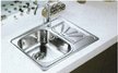 Мойка врезная нерж.sink 5062Rdcr 500x615x180мм 0,8мм правая,матовый декор