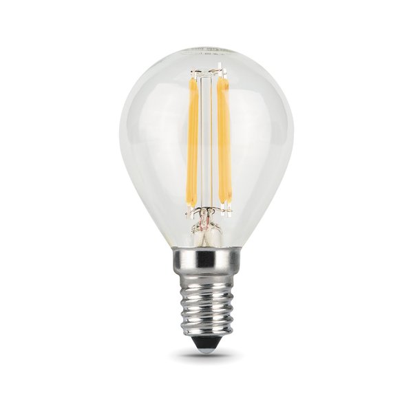 Лампа светодиодная Gauss Filament 9Вт Е14 шар 4100К свет нейтральный белый