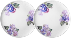 Набор тарелок обеденных Lefard Hortensia 2шт 25,5см костяной фарфор