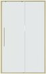 Дверь в нишу Niagara Nova NG-44-13ASG (130х195) раздвижная,золото сатин,стекло прозрачное,1 место