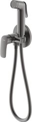 Смеситель встраиваемый с гигиеническим душем Milardo Rora RORGMR0M08, графит