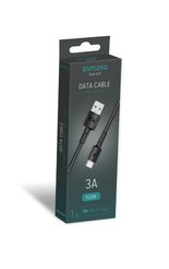 Кабель USB microUSB чёрный 1м Exployd EX-K-1271