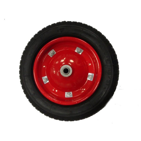 Колесо пневматическое для WB5206 4.00-6 металлический диск 1шт красное