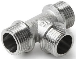 Тройник латунный Pro Aqua 1" наружная резьба