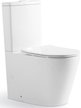Унитаз-компакт Alcora Felice 4/6 безободковый с сиденьем DPL e-off slim, lift
