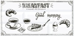 Декор настенный Vogue 20,1x40,5см Breakfast 1 13шт