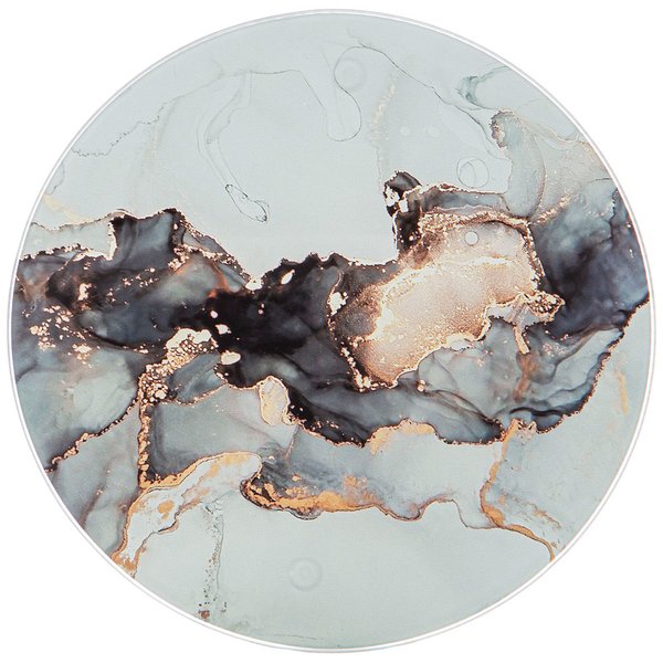 Доска сервировочная Lefard Marble 20см серый, стекло
