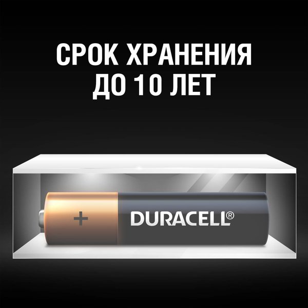Батарейка алкалиновая Duracell ААА/LR03 2шт