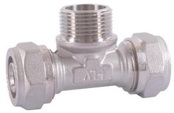 Тройник обжимной 20x3/4нар.х20 114333