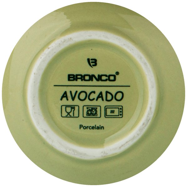 Салатник Bronco Avocado 300мл 12х6см фарфор, зеленый