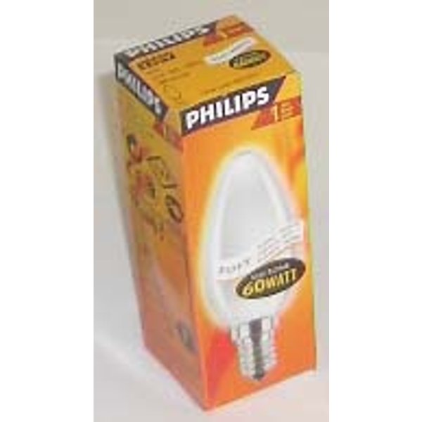 Лампа Philips B35 60W Е14 FR свеч.мал.матов.