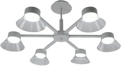 Люстра LATEA 6xGX53 R-750x330-WHITE/CLEAR-220-IP20