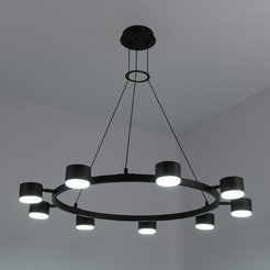 Люстра LAMPADA 9xGX53-870x800-BLACK-220-IP20