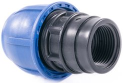 Муфта компрессионная ПНД d25x1" внутренняя резьба