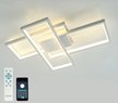 Люстра управляемая светодиодная SVEN 65W 3S-APP-550x360x80-WHITE/WHITE-220-IP20