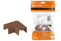 Поворот на 90 гр КМП 20x10 бук (4 шт/комп) TDM