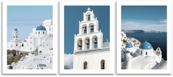 Набор постеров 30х40 Санторини 3шт