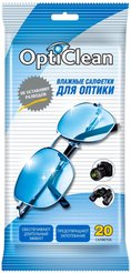 Салфетки влажные д/оптики Opti Clean 20шт