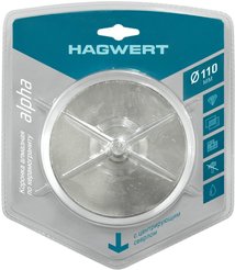 Коронка алмазная по керамограниту Hagwert/Rennbohr 110мм в сборе