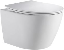 Унитаз подвесной безободковый Orange AGW-01-100 TORNADO FLUSH, сиденье дюропласт с Soft-close