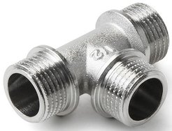 Тройник латунный Pro Aqua 3/4" наружная резьба