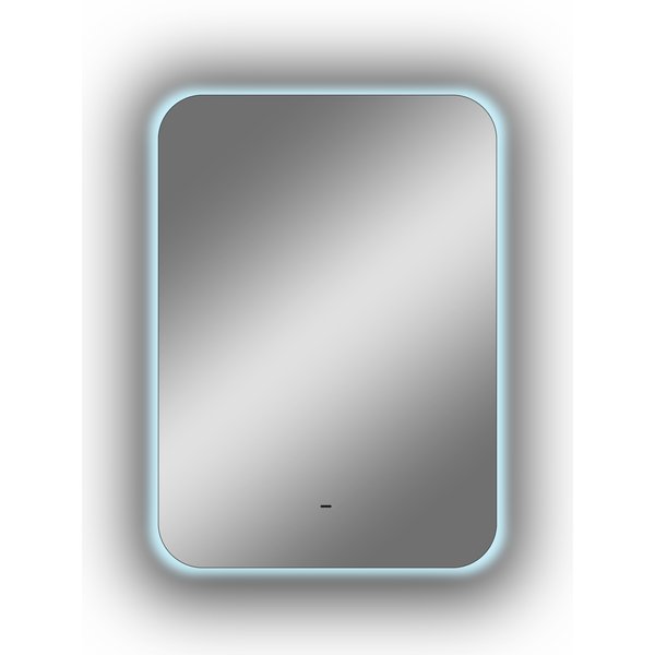Зеркало Kler Led 50х70см с бесконтактным сенсором, холодная подсветка