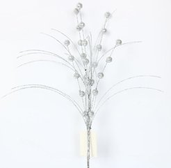 Ветка декоративная 45х3см серебро SYSDH-A3025190