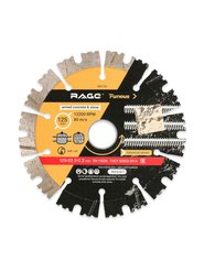 Диск алмазный по железобетону и камню сегментированный RAGE Furious 125х2.2х20/22.2мм