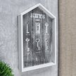 Ключница Ключи и замочная скважина 30х20х2,7см крючки декоративные дерево 