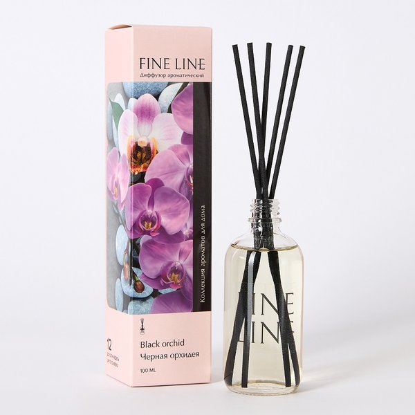 Диффузор ароматический Fine Line Black Orchid, аромат Черная Орхидея, 100 мл