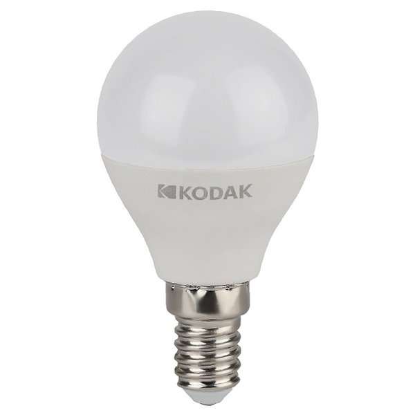 Лампа светодиодная Kodak P45-7W-840-E14 7Вт Е14 шар 4000К свет нейтральный белый