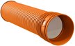 Труба гофрированная для наружной канализации с муфтой PRO AQUA PROKAN SN8 250х3000мм