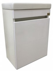 Тумба Alcora Compact под умывальник Como 40 подвесная, белый