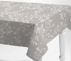 Клеенка ALBA Ветви 140см серый, хлопок