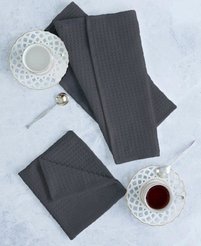 Комплект вафельных полотенец Wenge 35х60 2 шт. серый