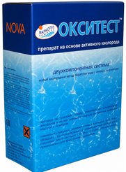 Средство Окситест для обработки воды бассейнов 1,5кг дезинфекция