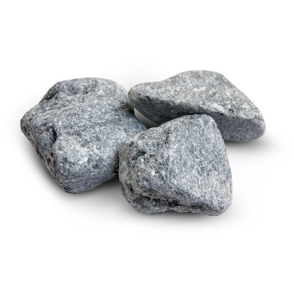 Камни для бани и сауны Талько-хлорит обвалованный (20кг) коробка 