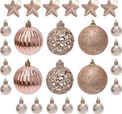 Набор украшений 26шт 3-6см розовое золото SYQH-0125334