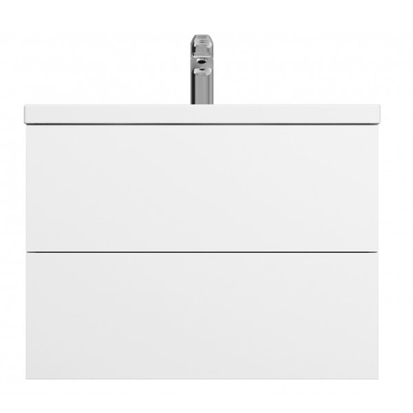 Тумба GEM подвесная M90FHX07522WG, 75см, 2 ящика push-to-open,цвет:белый,глянец
