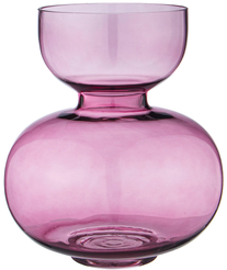 Ваза стеклянная FUSION VIOLET 23х25см