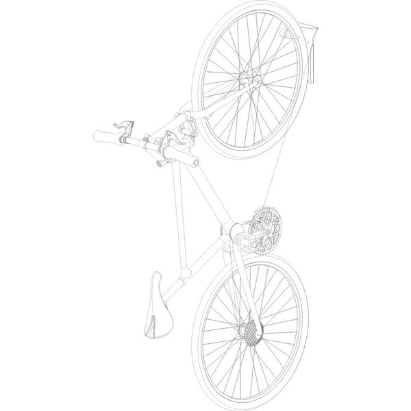 Кронштейн велосипедный за колесо