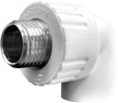Угольник полипропиленовый комбинированный наружная резьба PN25 d25х1/2"