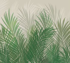 Фотообои Тропики 300х270см виниловые на флизелиновой основе