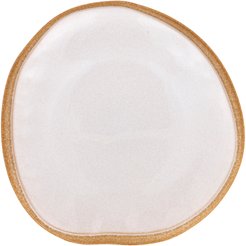 Тарелка сервировочная АКСАМ Bohemia White 28см стекло