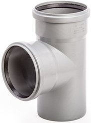 Тройник для внутренней канализации Lammin d32х32мм/87°