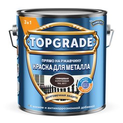 Краска Topgrade Гладкая RAL8017 Коричневая 2л