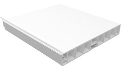 Цоколь кухонный ПВХ пластик 150мм 4м Белый